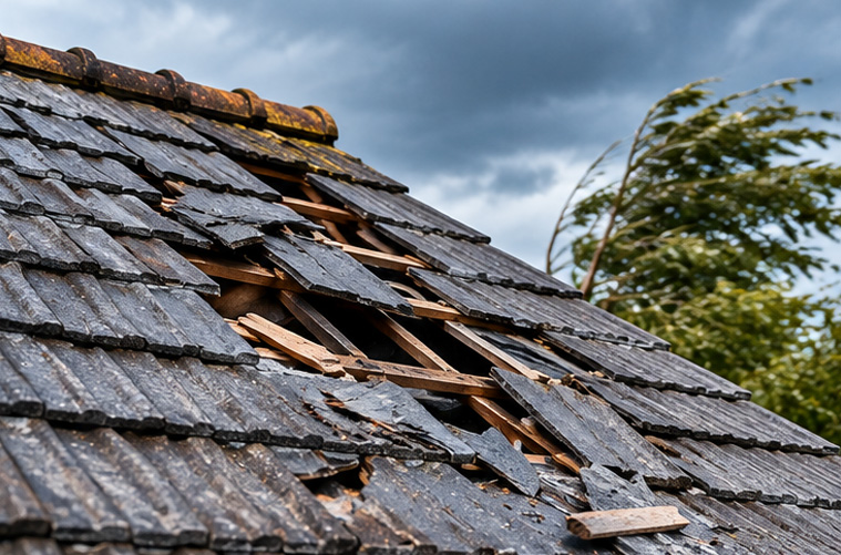 Storm Damaged Roof Repairs